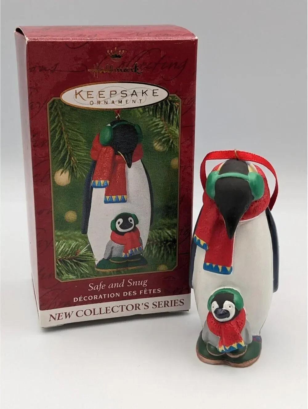 Hallmark Keepsake Safe and Snug 2001, 1st in Safe Snug Series Porcelain Ornament